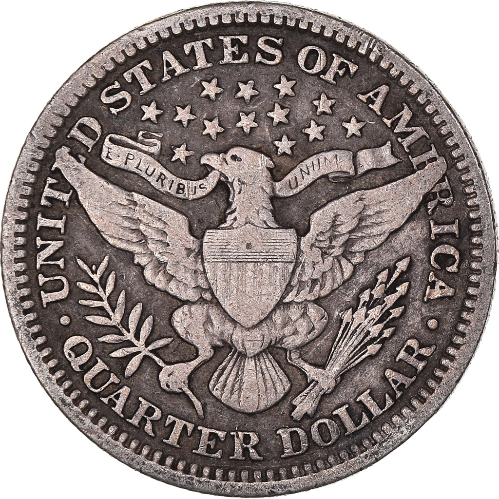 Monnaie, États-Unis, Barber Quarter, Quarter, 1900, U.S. Mint, Philadelphie