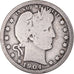 Moneta, USA, Barber Quarter, Quarter, 1904, U.S. Mint, Philadelphia, VF(20-25)
