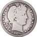Coin, United States, Barber Quarter, Quarter, 1904, U.S. Mint, Philadelphia