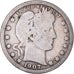 Monnaie, États-Unis, Barber Quarter, Quarter, 1907, U.S. Mint, Denver, TB
