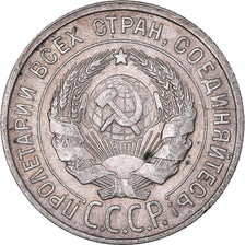 Moeda, Rússia, 20 Kopeks, 1928, Leningrad, EF(40-45), Prata, KM:88
