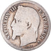 Coin, France, Napoleon III, Franc, 1866, Paris, VF(20-25), Silver, KM:806.1