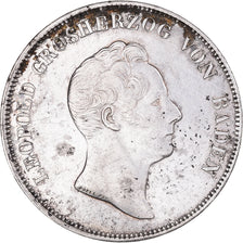 Moneda, Estados alemanes, BADEN, Leopold I, Thaler, Krone, 1831, Karlsruhe, MBC