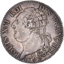 Moneda, Francia, Louis XVI, ½ écu de 3 livres françois, 1792 / AN 4, Paris