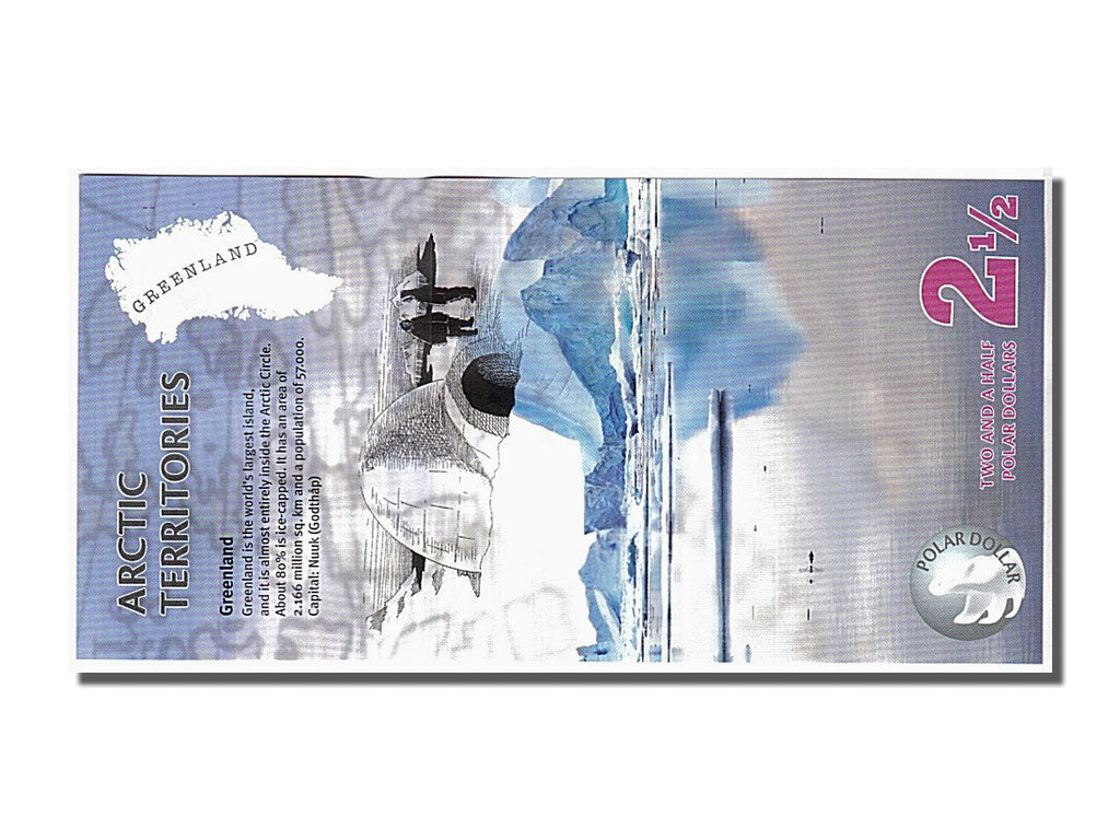 Artic, 2 1/2 Polar, 2013, UNC(65-70), C0494