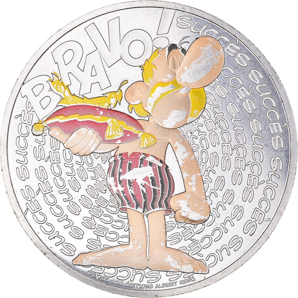 France, 50 Euro, Astérix - Succès, 2022, Monnaie de Paris, TTB+, Argent