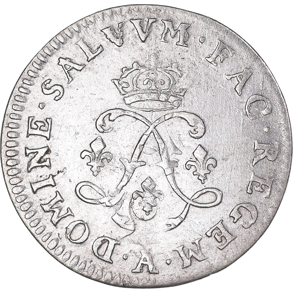 Moneta, Francja, Louis XIV, 4 Sols aux 2 L, 1692, Paris, AU(50-53), Srebro