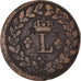 Coin, France, Louis XVIII, Decime, 1815, Strasbourg, Countermark, VF(30-35)
