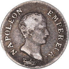 Moneda, Francia, Napoleon I, 1/4 Franc, AN 13, Paris, BC+, Plata, KM:654.1