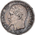 Moneda, Francia, Napoleon III, 50 Centimes, 1856, Paris, BC+, Plata, KM:794.1