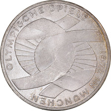 Coin, GERMANY - FEDERAL REPUBLIC, Munich olympics, 10 Mark, 1972, Hamburg