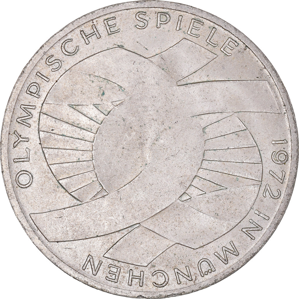 Münze, Bundesrepublik Deutschland, Munich olympics, 10 Mark, 1972, Munich, SS+
