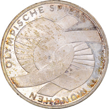Moneta, Niemcy - RFN, Munich olympics, 10 Mark, 1972, Stuttgart, AU(50-53)