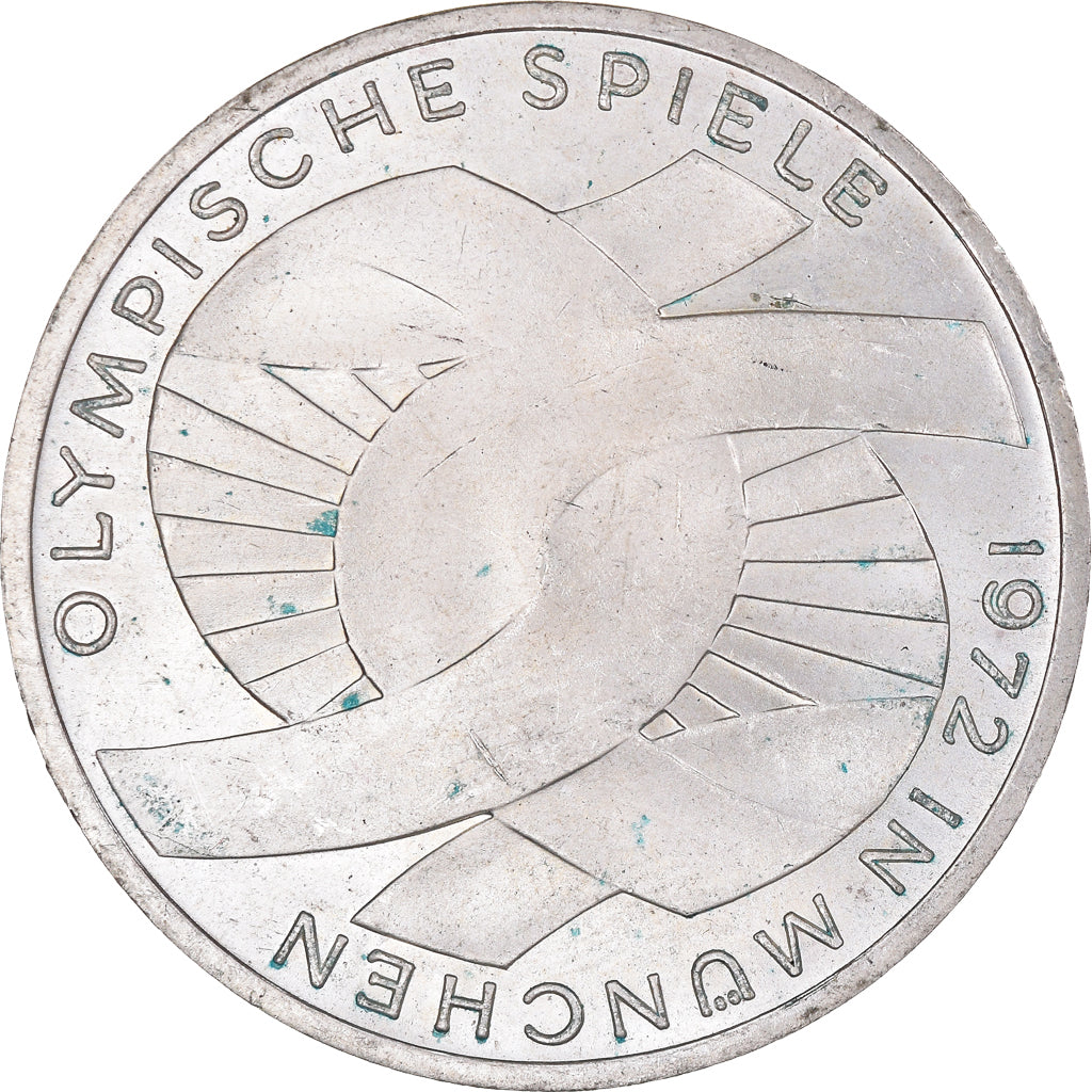 Monnaie, République fédérale allemande, Munich olympics, 10 Mark, 1972