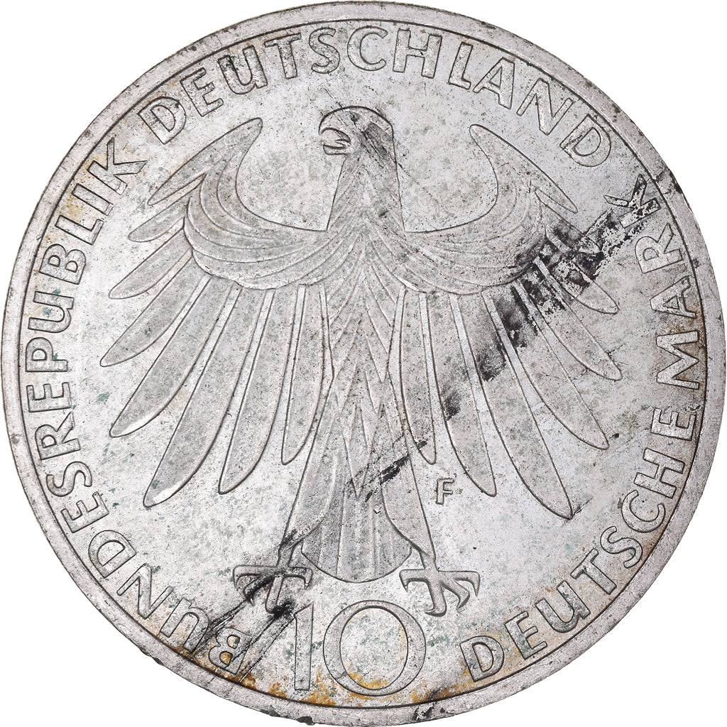 Coin, GERMANY - FEDERAL REPUBLIC, Munich olympics, 10 Mark, 1972, Stuttgart