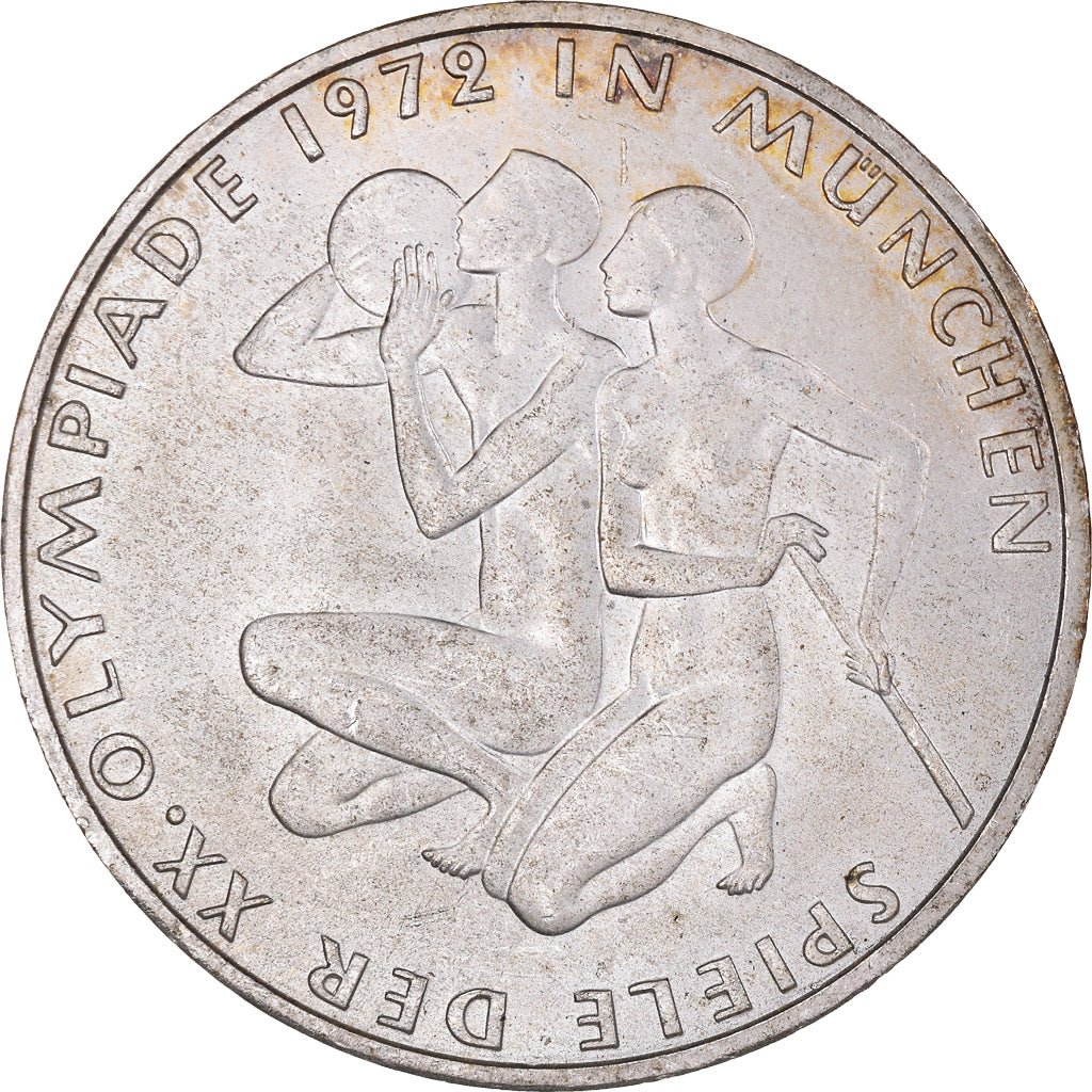 Moneta, GERMANIA - REPUBBLICA FEDERALE, Munich olympics, 10 Mark, 1972, Munich