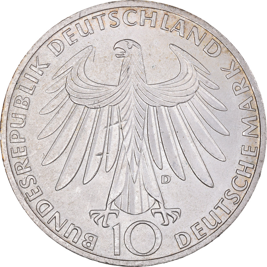 Moneta, GERMANIA - REPUBBLICA FEDERALE, Munich olympics, 10 Mark, 1972, Munich