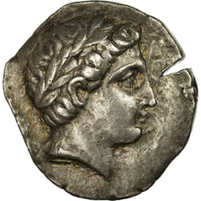Moneta, Peonia, Patraos, Apollo, Tetradrachm, Patraos, AU(55-58), Srebro