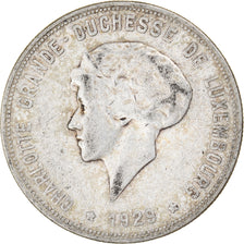 Coin, Luxembourg, Charlotte, 10 Francs, 1929, Stuttgart, EF(40-45), Silver