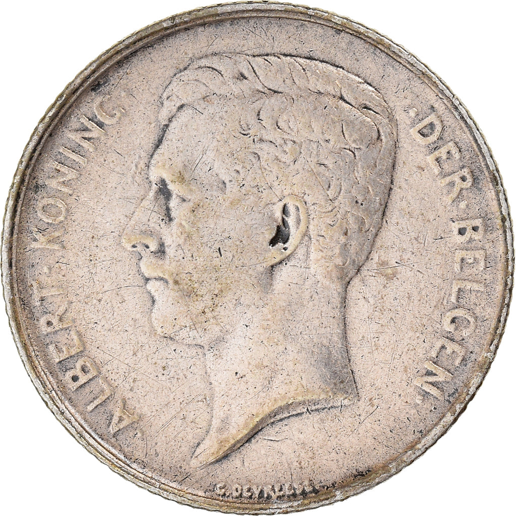 Moneta, Belgio, Albert I, Franc, 1910, Brussels, BB, Argento, KM:73.1