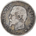 Moneda, Francia, Napoleon III, 20 Centimes, 1854, Paris, BC+, Plata, KM:778.1