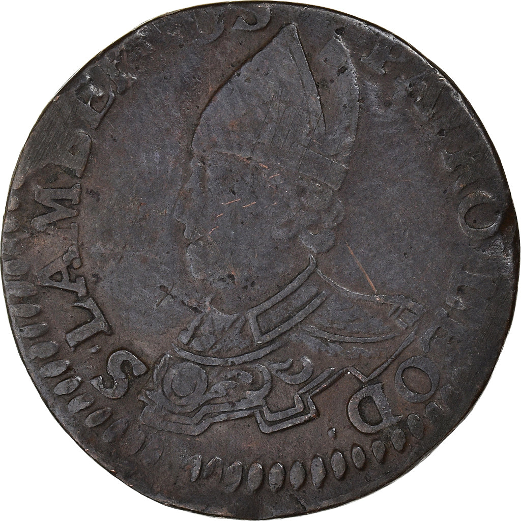 Moneta, LIEGE, Sede Vacante, Liard, 1744, Liege, VF(30-35), Miedź, KM:144