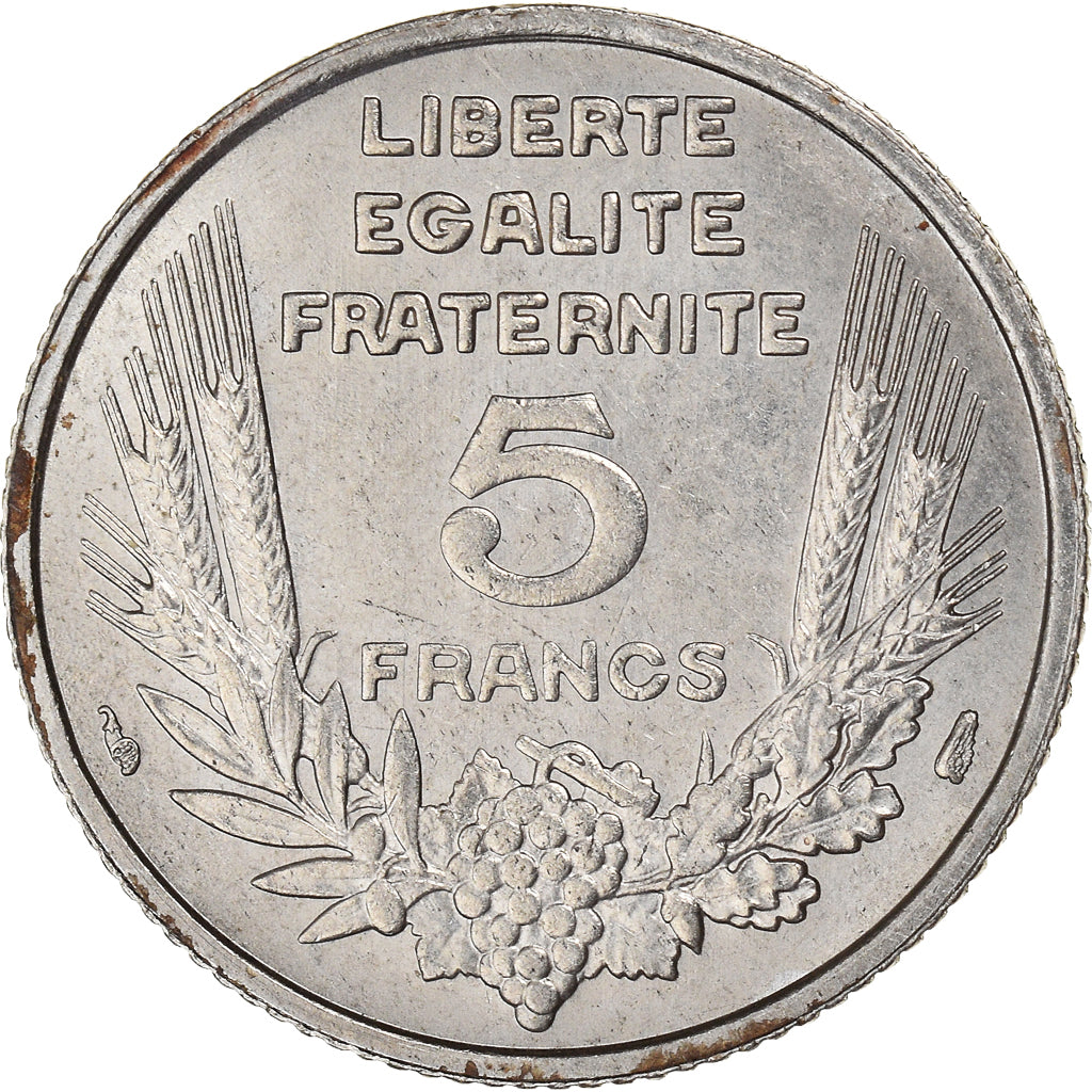 Moeda, França, Bazor, 5 Francs, 1933, Paris, EF(40-45), Níquel, KM:887