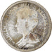 Moneta, Holandia, Wilhelmina I, 25 Cents, 1913, Utrecht, VF(20-25), Srebro
