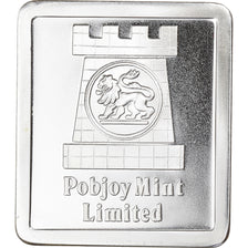 Wyspa Man, Mint token, the Queen's silver jubilee, 1977, MS(63), Srebro