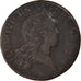 Moneta, Francia, Louis XV, Sol au buste enfantin, 1719, Rouen, MB+, Rame