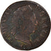 Moeda, França, Louis XV, 1/2 Sol, 1770, Reims, VF(20-25), Cobre, KM:544.9
