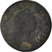 Moneta, Francia, Louis XV, Liard, 1720, Strasbourg, MB, Rame, KM:450.3
