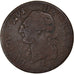 Moneda, Francia, Louis XVI, Sol, 1791, Paris, BC+, Cobre, KM:578.1, Gadoury:350