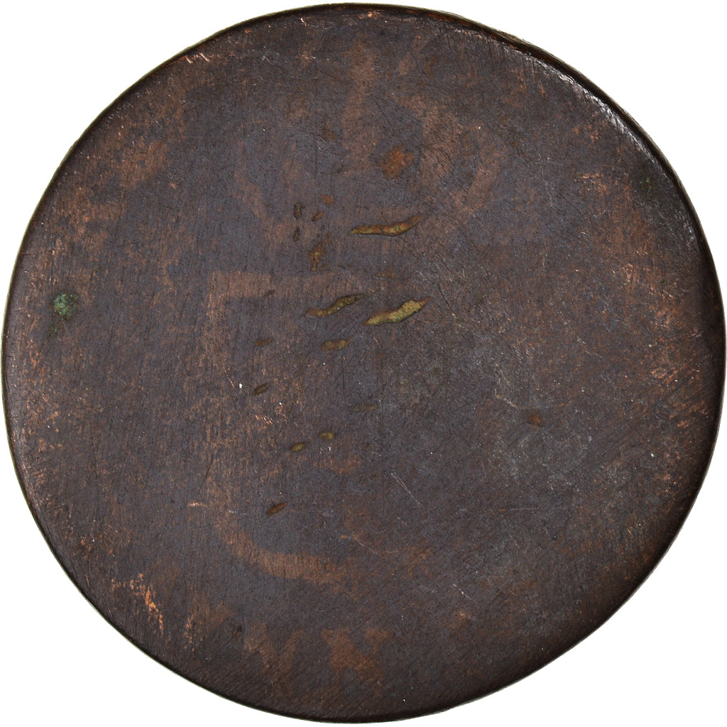 Moeda, França, Louis XVI, Sol, Montpellier, VG(8-10), Cobre, Gadoury:350