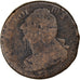 Moneda, Francia, Louis XVI, 2 Sols, 1792 / AN 4, Strasbourg, BC+, Bronce