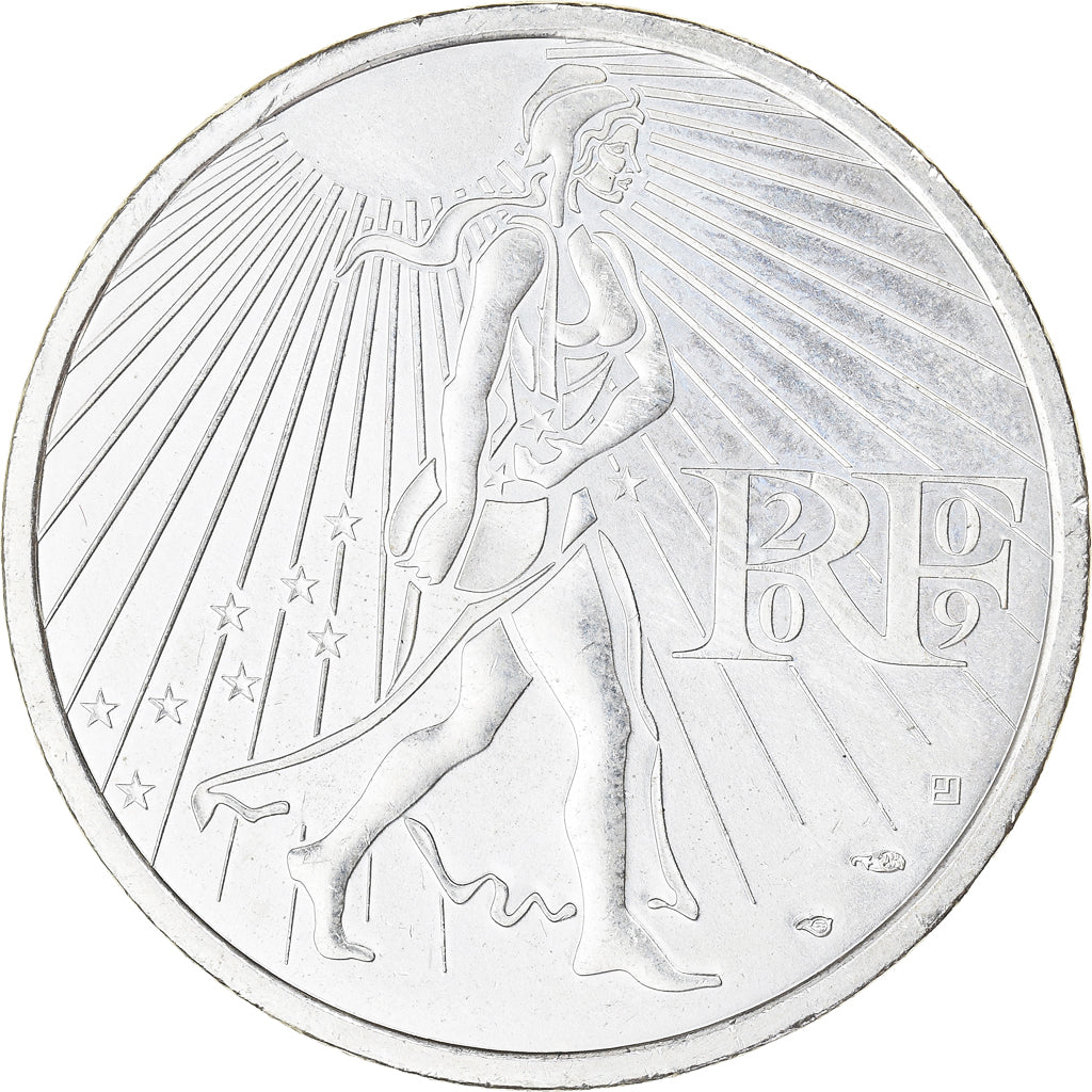 France, 25 Euro, Semeuse, 2009, Monnaie de Paris, SUP, Argent, Gadoury:EU338