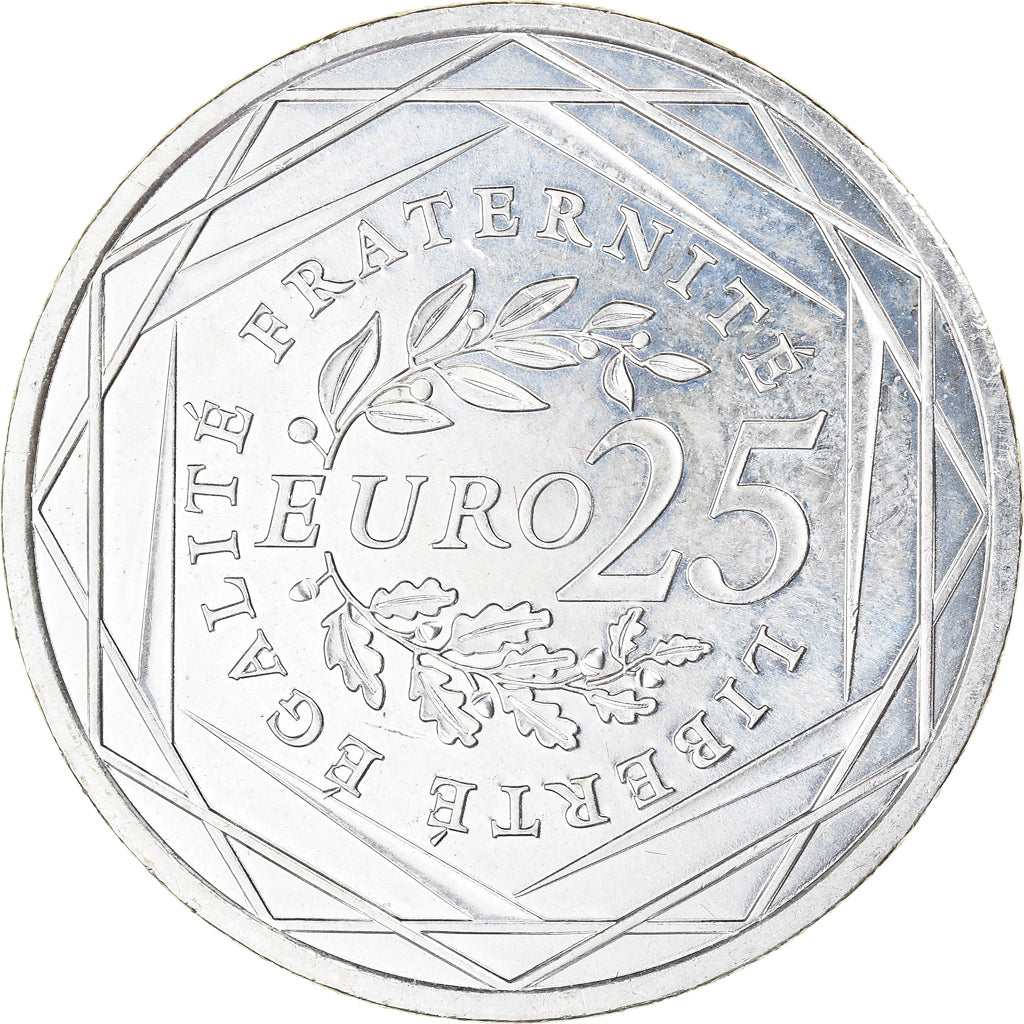 France, 25 Euro, Semeuse, 2009, Monnaie de Paris, SUP, Argent, Gadoury:EU338