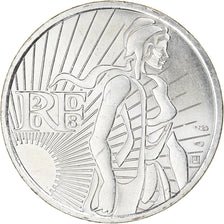 France, 5 Euro, Semeuse, 2008, Monnaie de Paris, MS(60-62), Silver