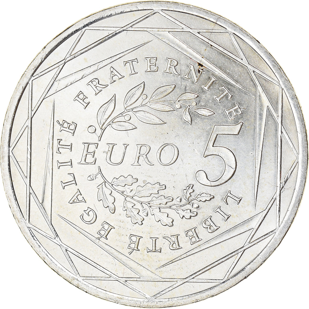 France, 5 Euro, Semeuse, 2008, Monnaie de Paris, SUP+, Argent, Gadoury:EU287