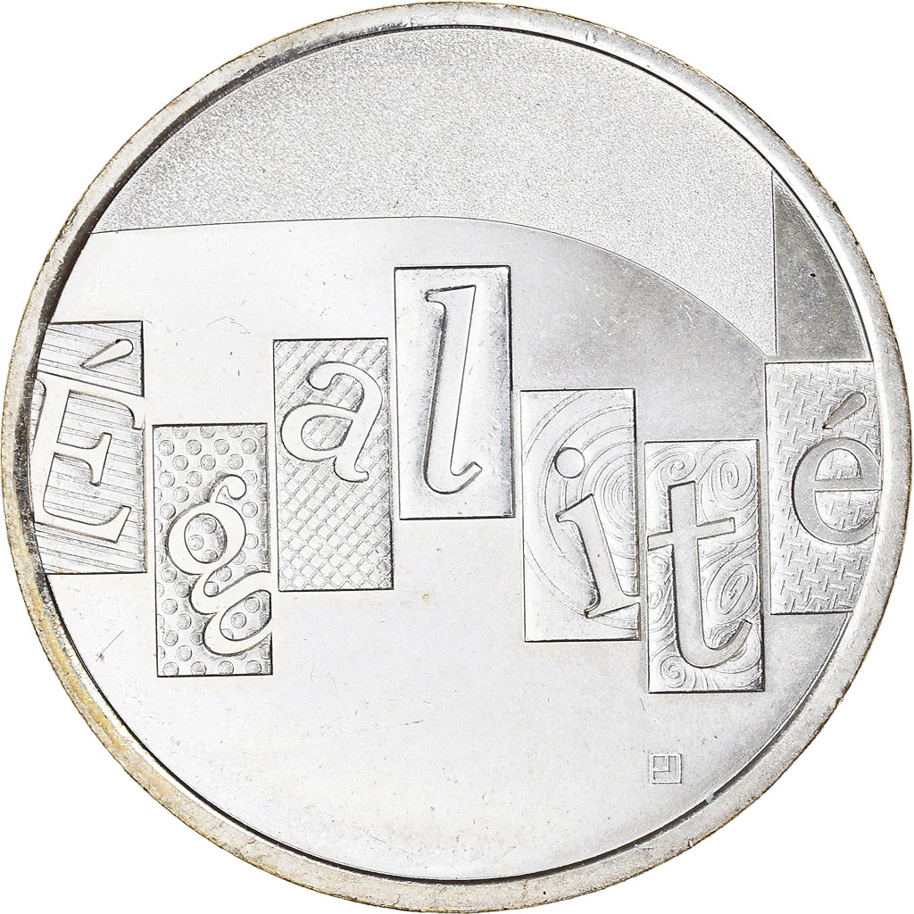 France, 5 Euro, Egalité, 2013, Monnaie de Paris, MS(63), Silver, Gadoury:EU646