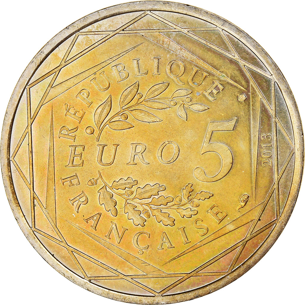 France, 5 Euro, Egalité, 2013, Monnaie de Paris, MS(63), Silver, Gadoury:EU646