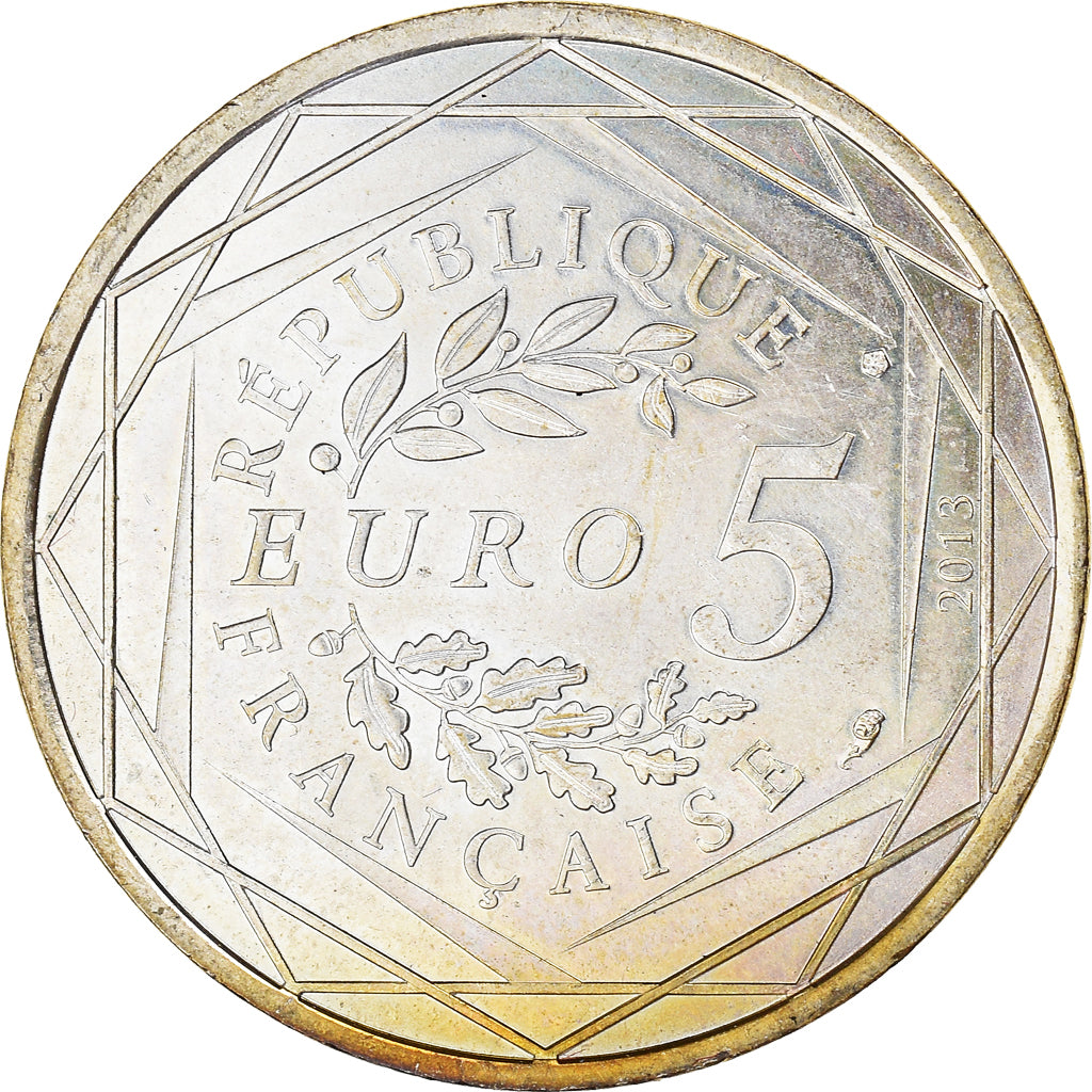 France, 5 Euro, Egalité, 2013, Monnaie de Paris, MS(60-62), Silver