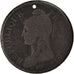 Moneta, Francia, Dupré, 2 Décimes, AN 4, Paris, Holed, MB, Bronzo, KM:638.1