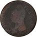 Moneda, Francia, Dupré, Decime, AN 9, Geneva, BC, Bronce, KM:644.6
