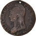Moneta, Francia, Dupré, 5 Centimes, AN 5, Paris, Holed, MB+, Bronzo, KM:640.1