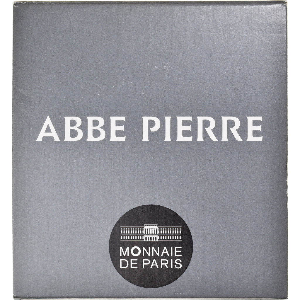 France, 2 Euro, abbé Pierre, 2012, Monnaie de Paris, BE, FDC, Bimétallique