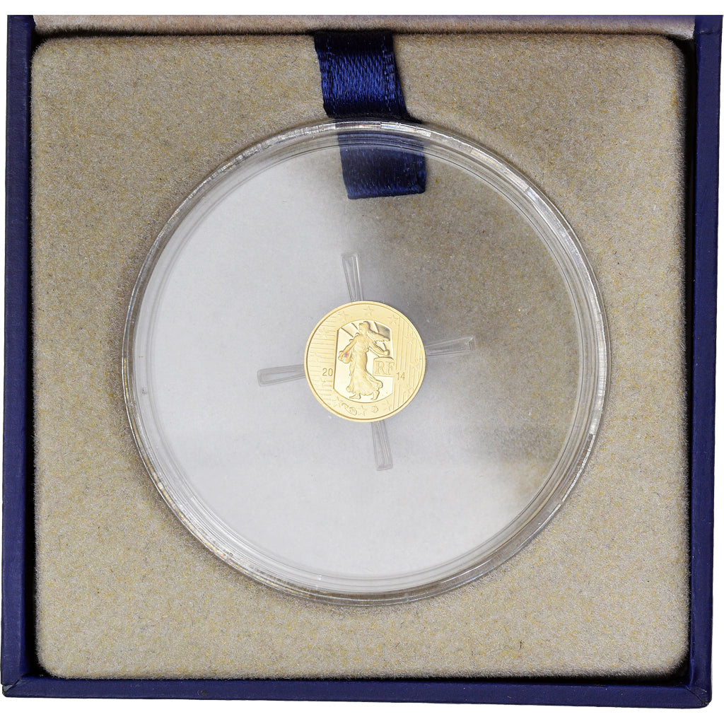 France, 5 Euro, denier de Charles le Chauve, 2014, Monnaie de Paris, BE