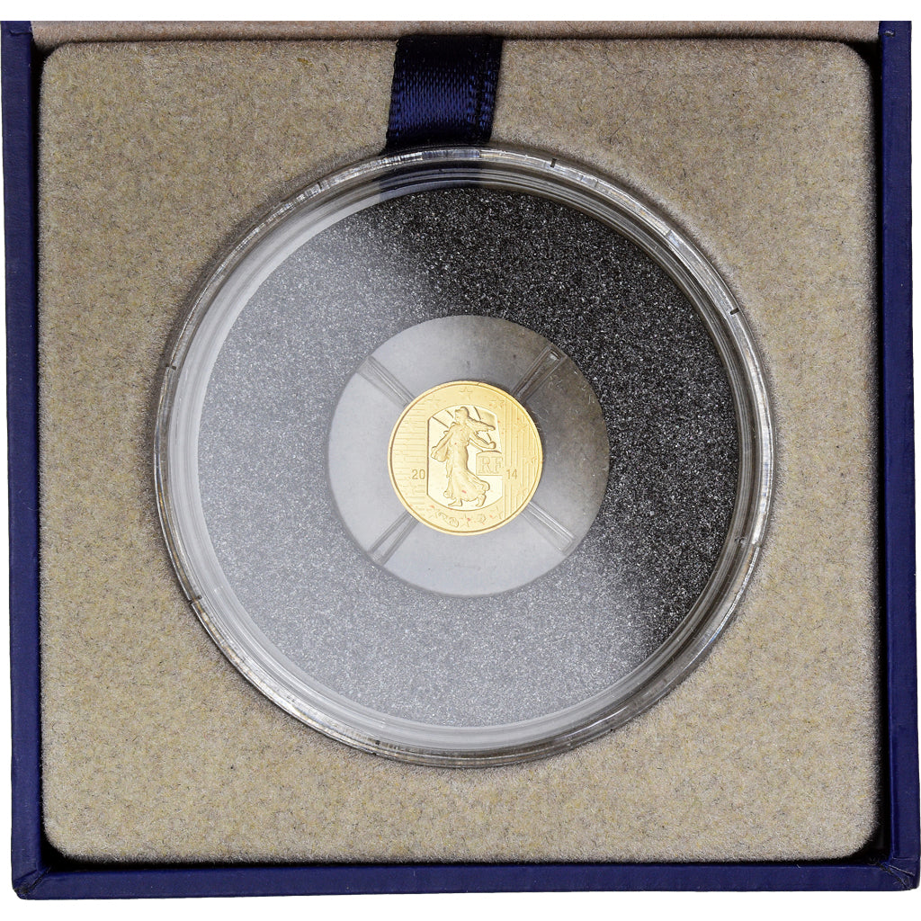 France, 5 Euro, denier de Charles le Chauve, 2014, Monnaie de Paris, BE