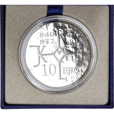 Frankrijk, 10 Euro, Charles le Chauve, 2011, Monnaie de Paris, historique, FDC