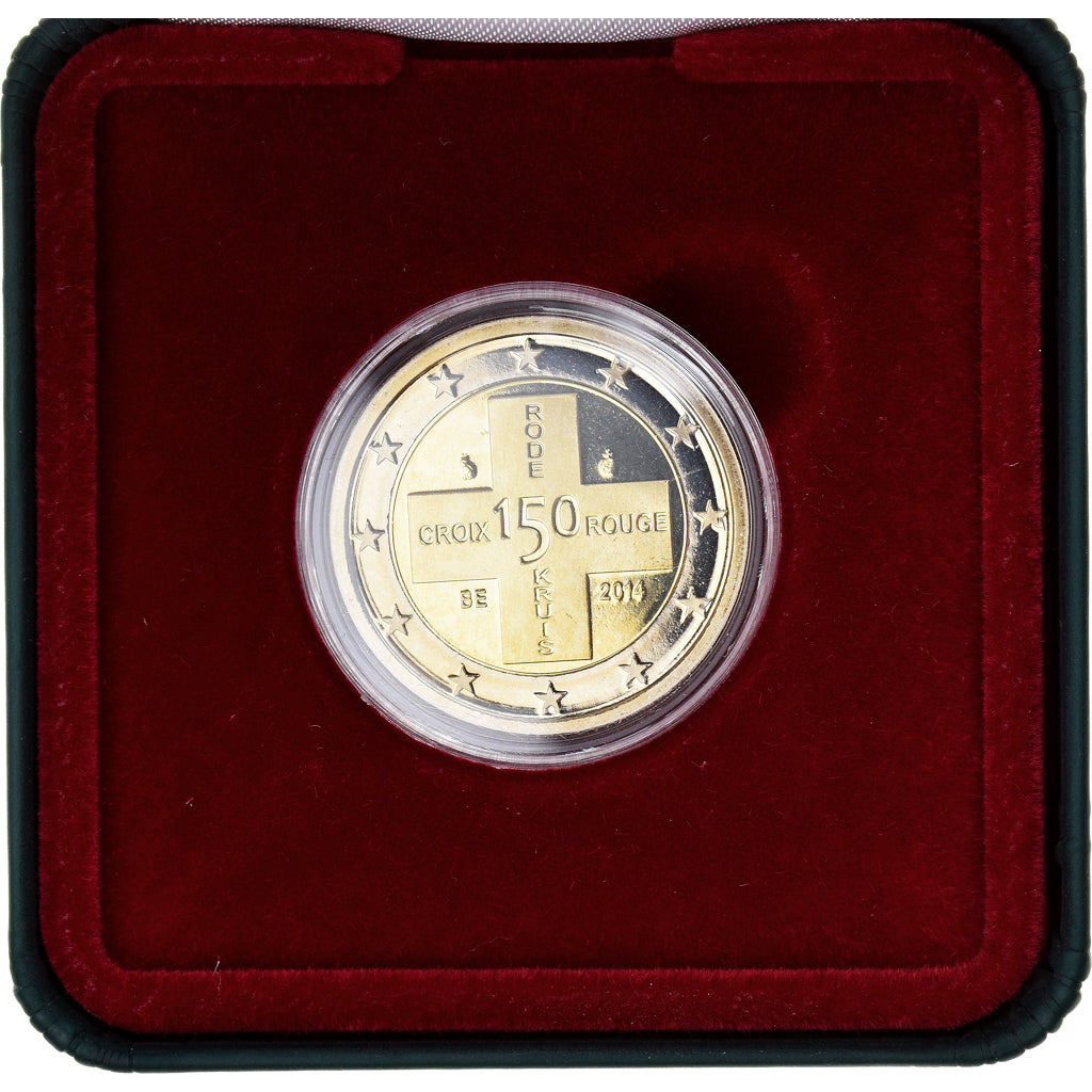 Belgia, 2 Euro, Croix Rouge, 2014, Royal Belgium Mint, BE, MS(65-70)